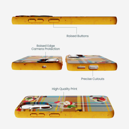 Honey Apple Plaid Samsung Galaxy S26 Case
