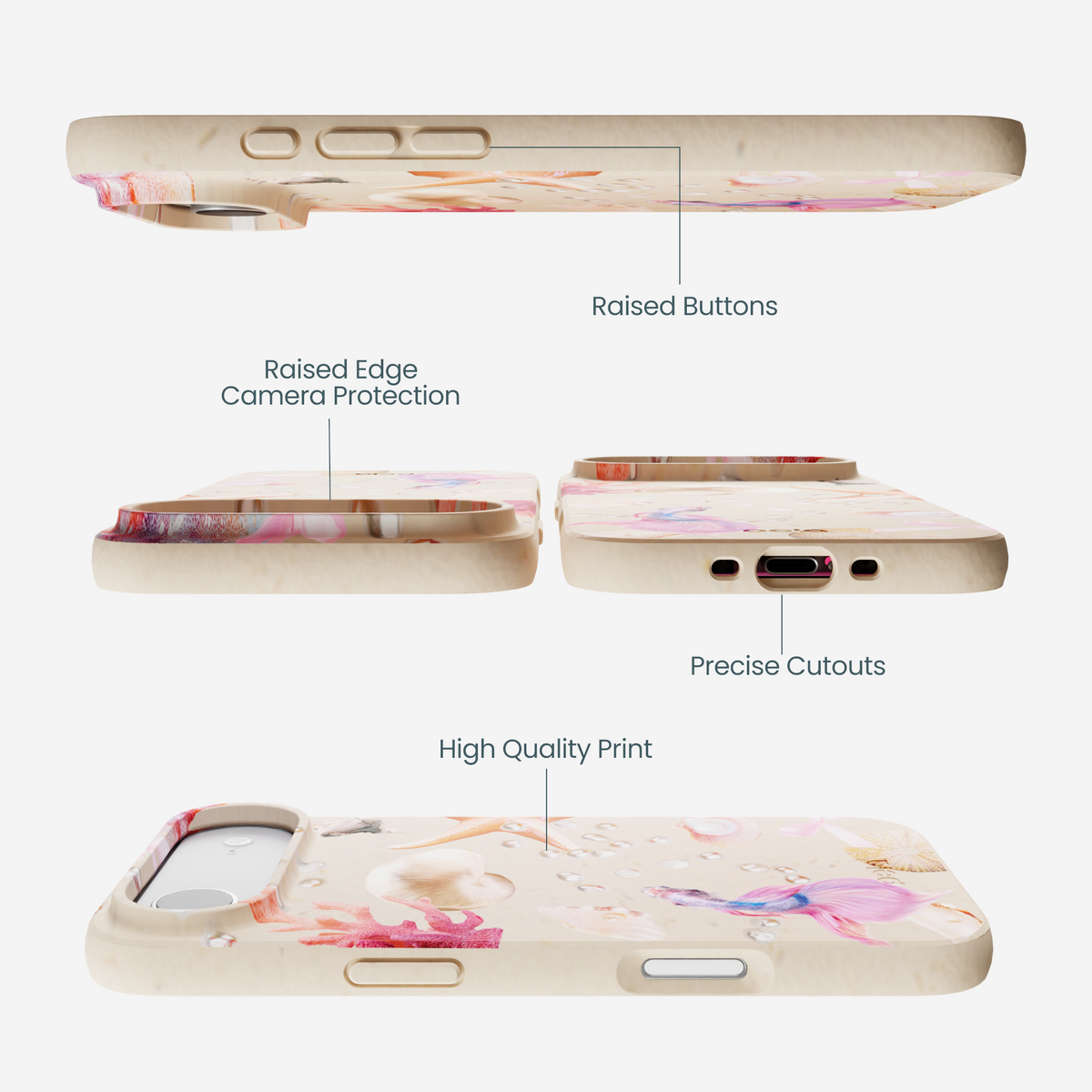 Seashell Aqua Dreams iPhone Air Case