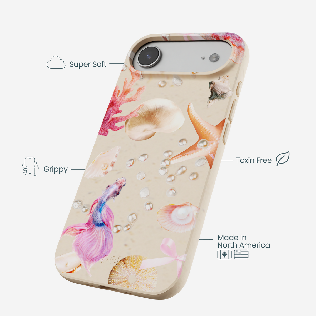 Seashell Aqua Dreams iPhone Air Case