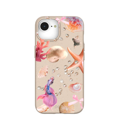 Seashell Aqua Dreams iPhone 16e/17e Case