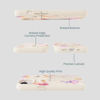 Seashell Aqua Dreams iPhone 16e/17e Case
