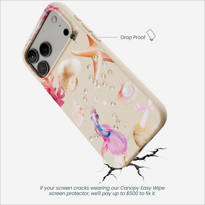 Seashell Aqua Dreams iPhone 17 Pro Max Case