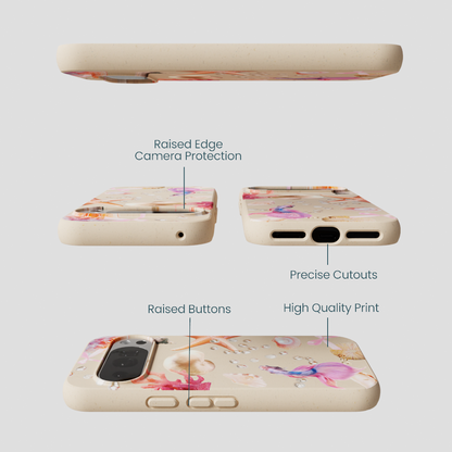 Seashell Aqua Dreams Google Pixel 10/10 Pro Case