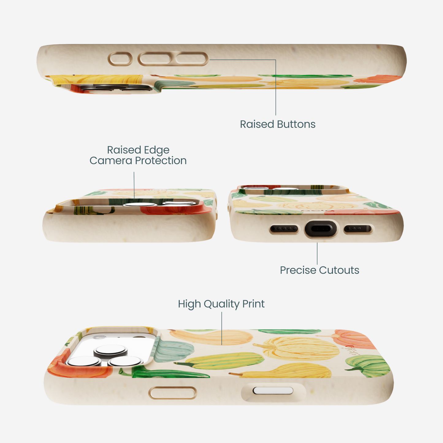 Seashell Autumn Garden iPhone 17 Pro Case
