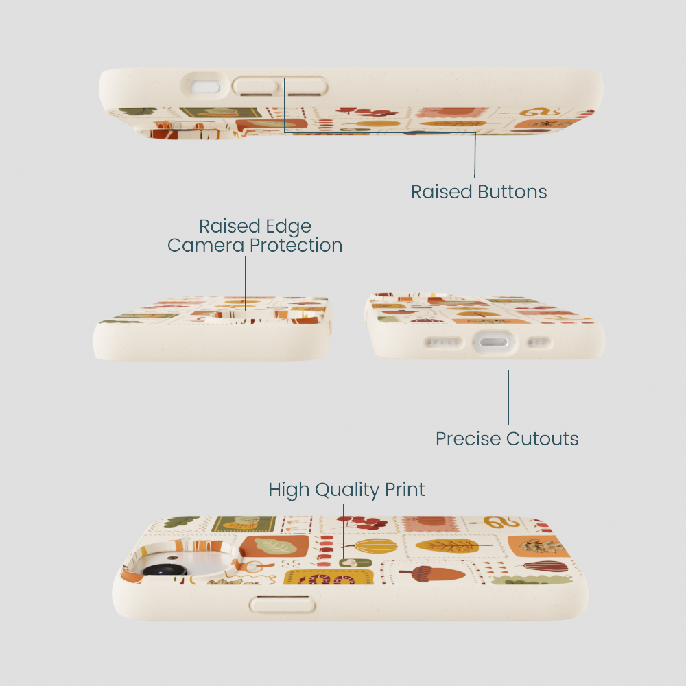 Seashell Autumn Patch iPhone 16e/17e Case