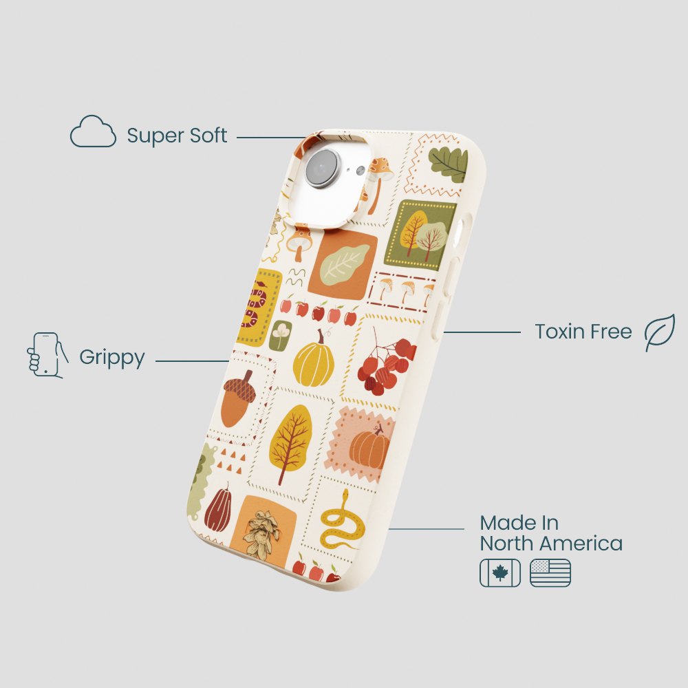 Seashell Autumn Patch iPhone 16e/17e Case