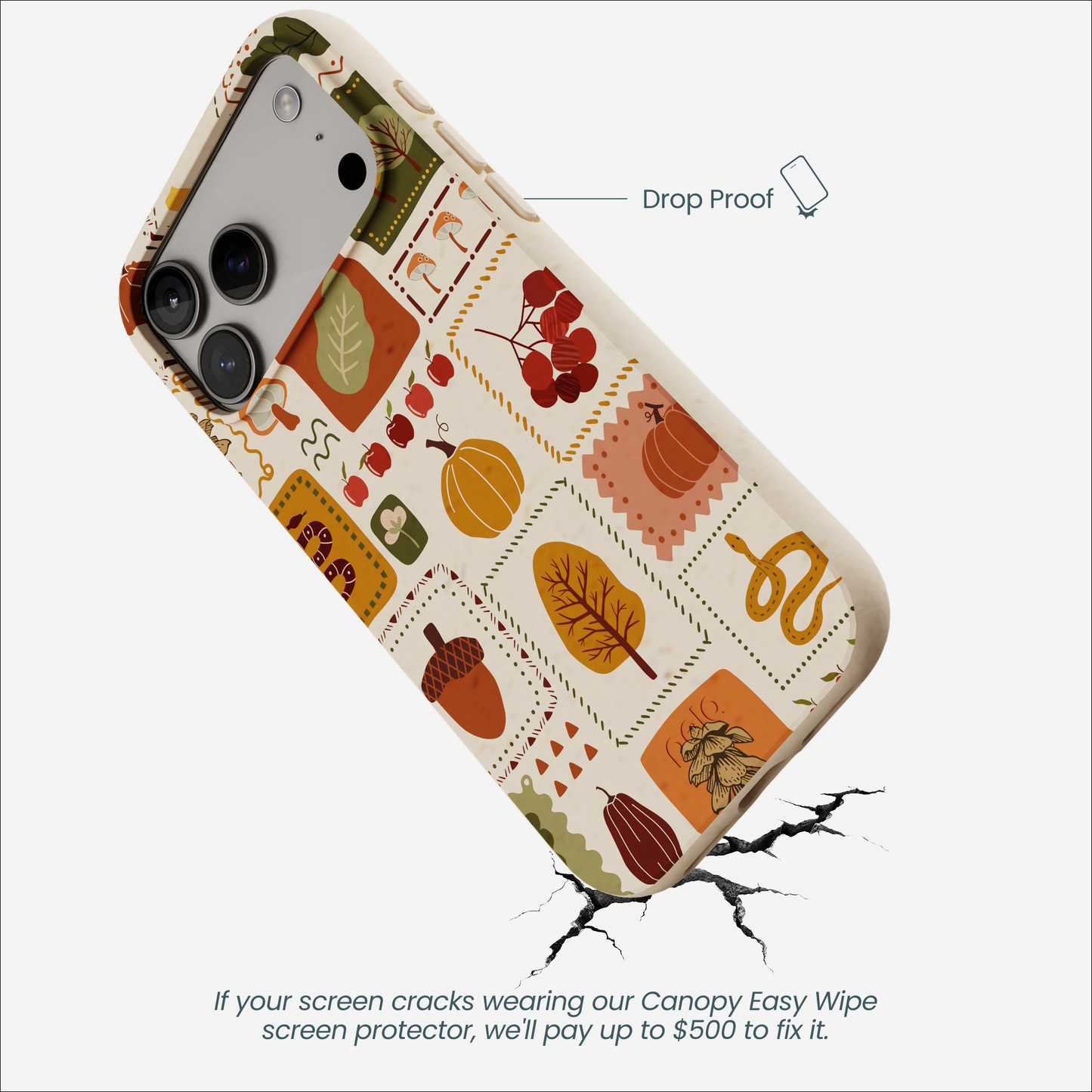 Seashell Autumn Patch iPhone 17 Pro Max Case