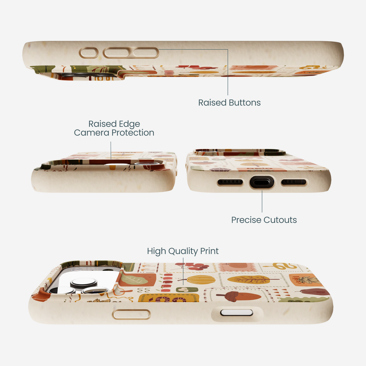 Seashell Autumn Patch iPhone 17 Pro Max Case