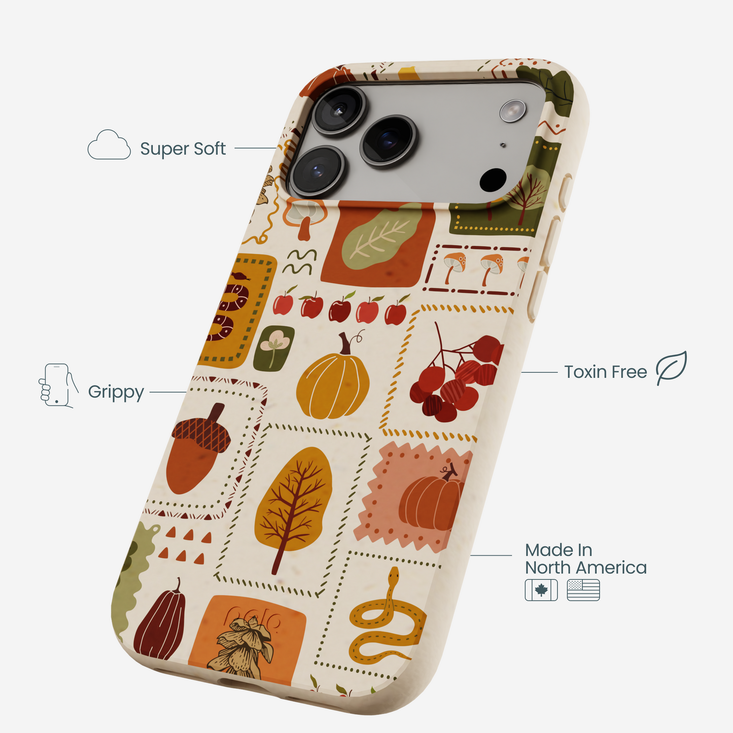 Seashell Autumn Patch iPhone 17 Pro Max Case