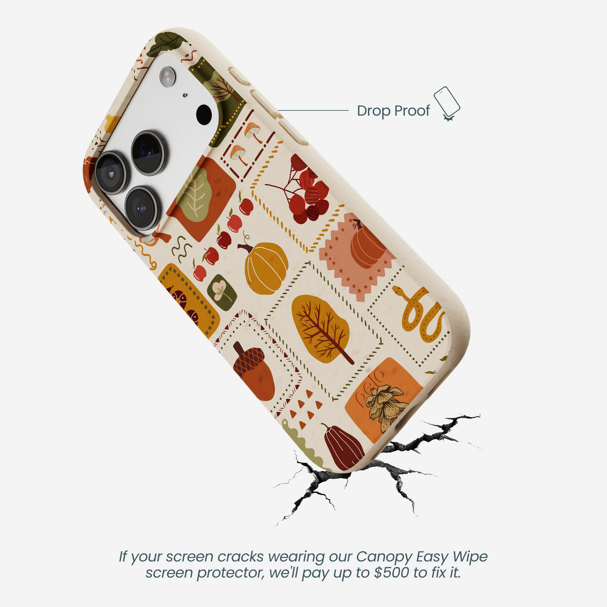 Seashell Autumn Patch iPhone 17 Pro Case