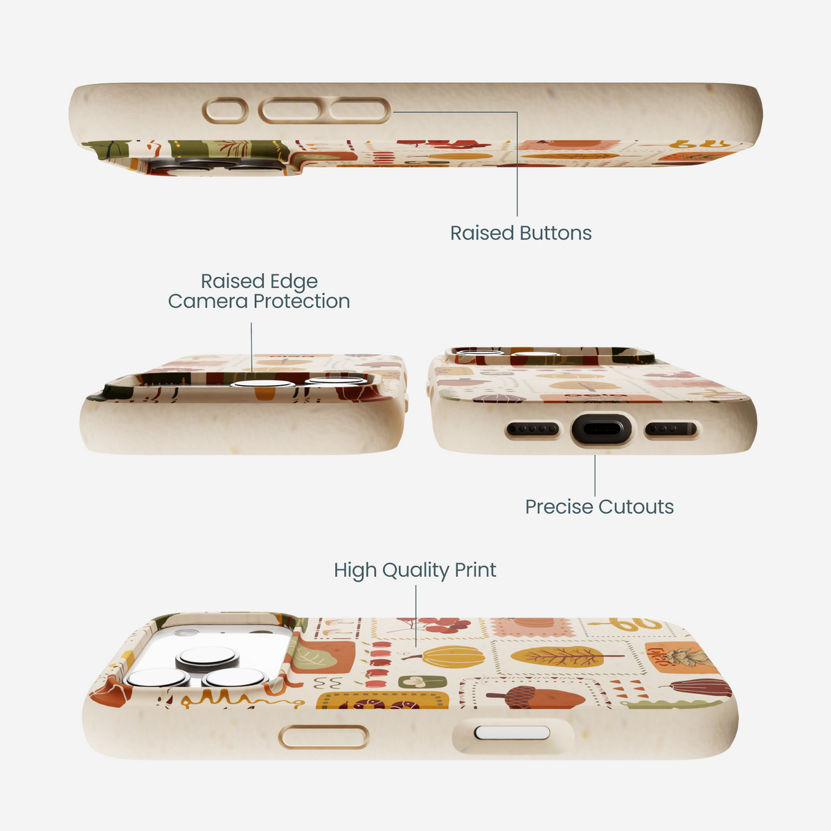 Seashell Autumn Patch iPhone 17 Pro Case
