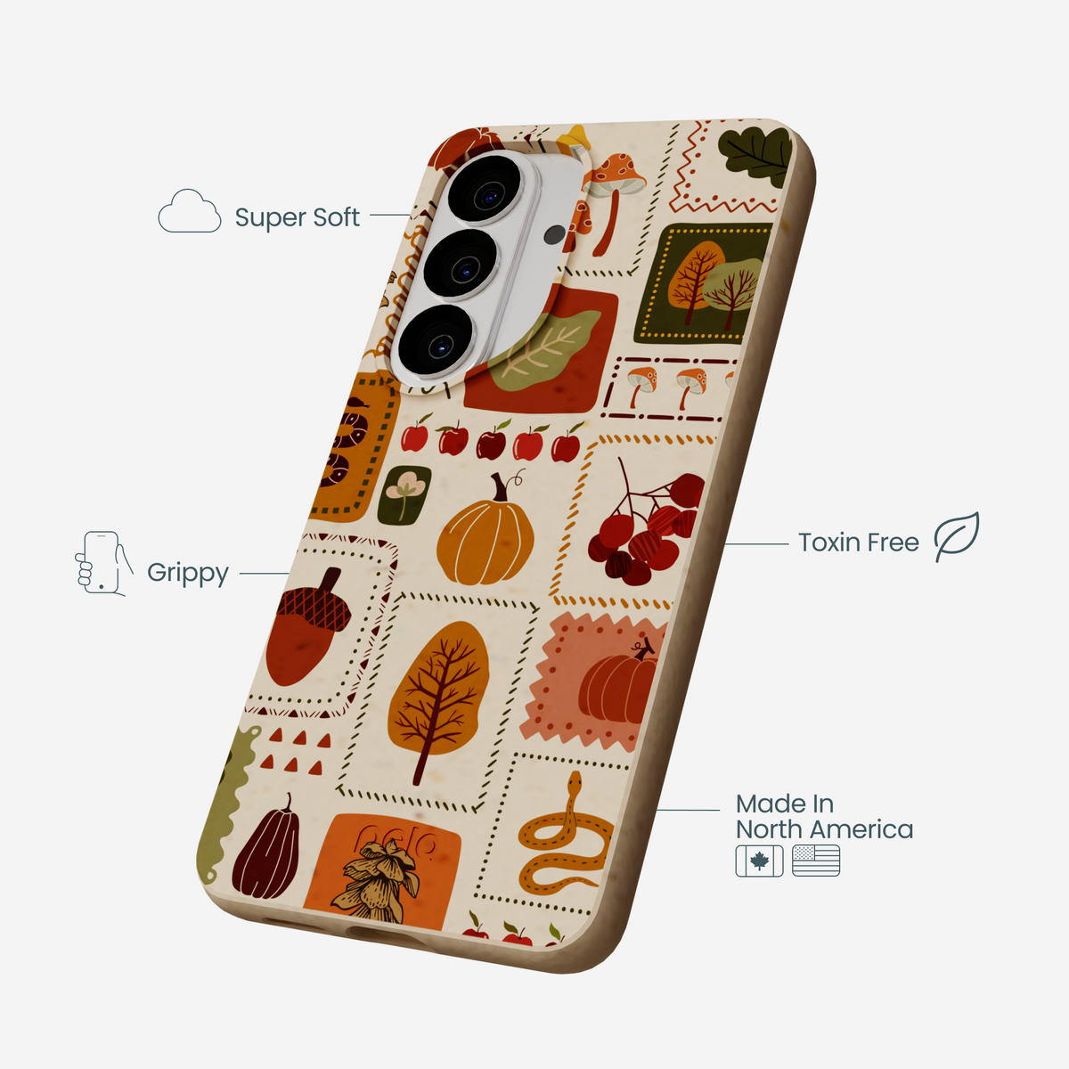 Seashell Autumn Patch Samsung Galaxy S26 Case