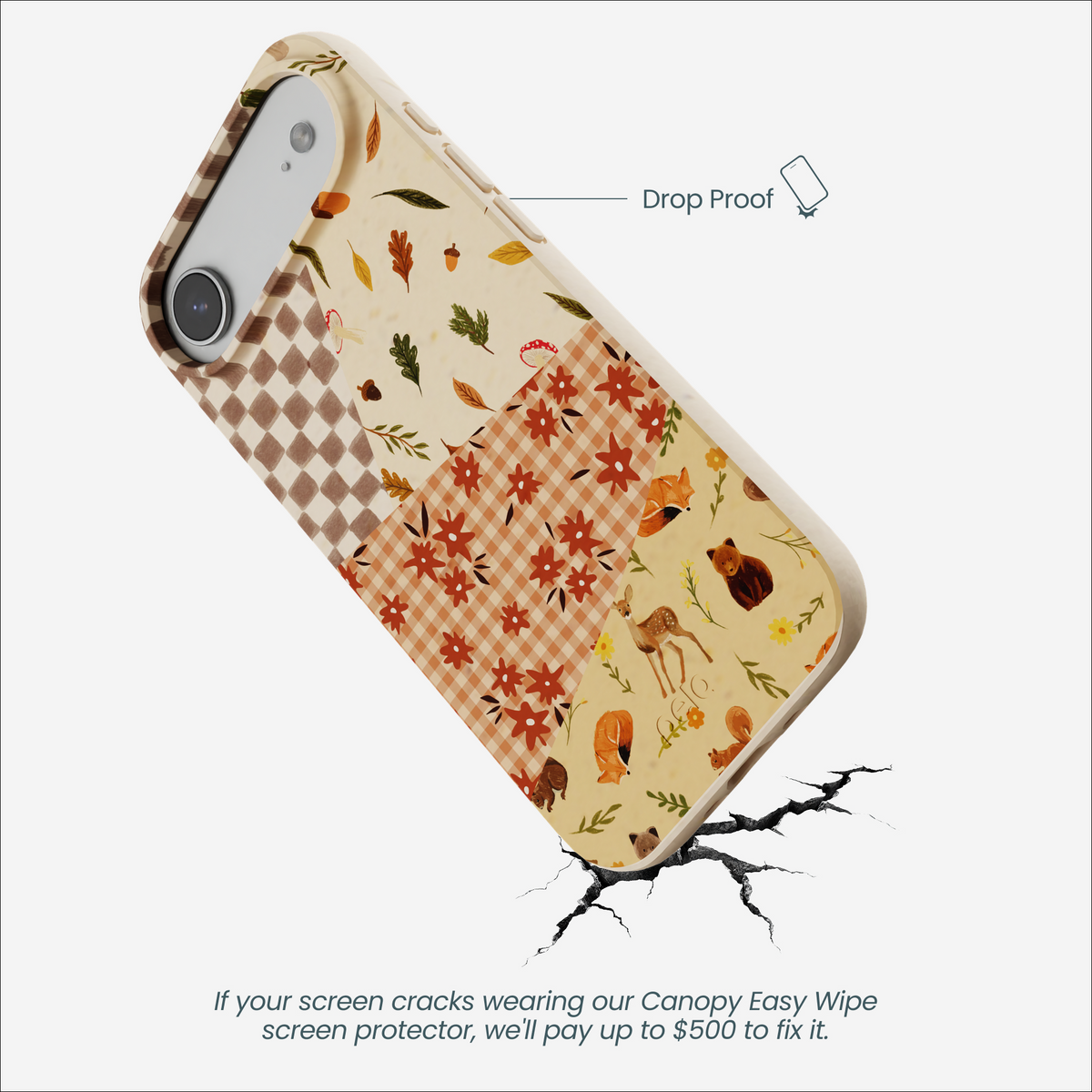 Seashell Autumn Quilt iPhone Air Case