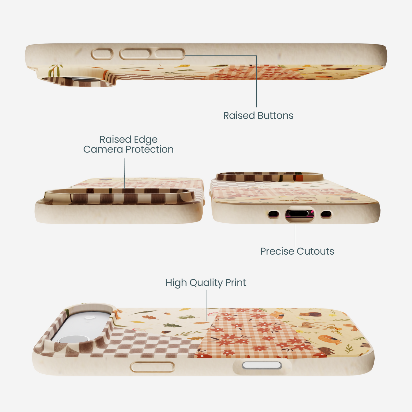 Seashell Autumn Quilt iPhone Air Case