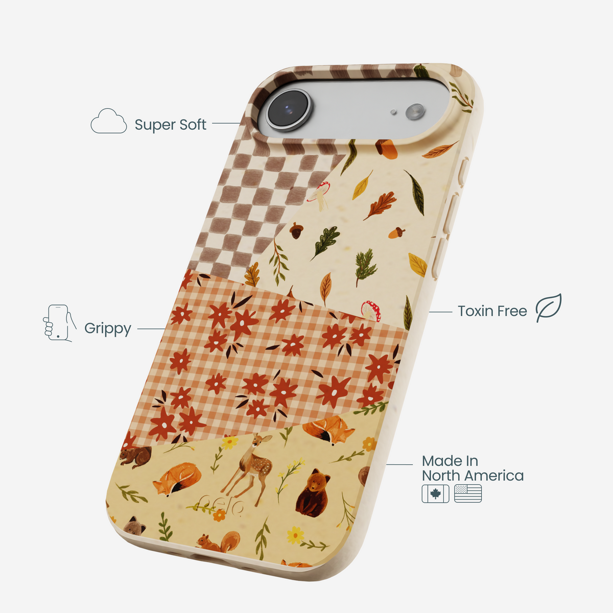 Seashell Autumn Quilt iPhone Air Case