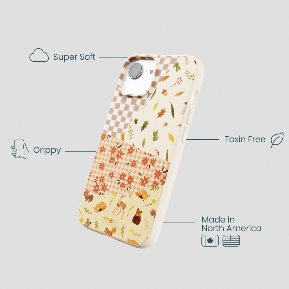 Seashell Autumn Quilt iPhone 16e/17e Case