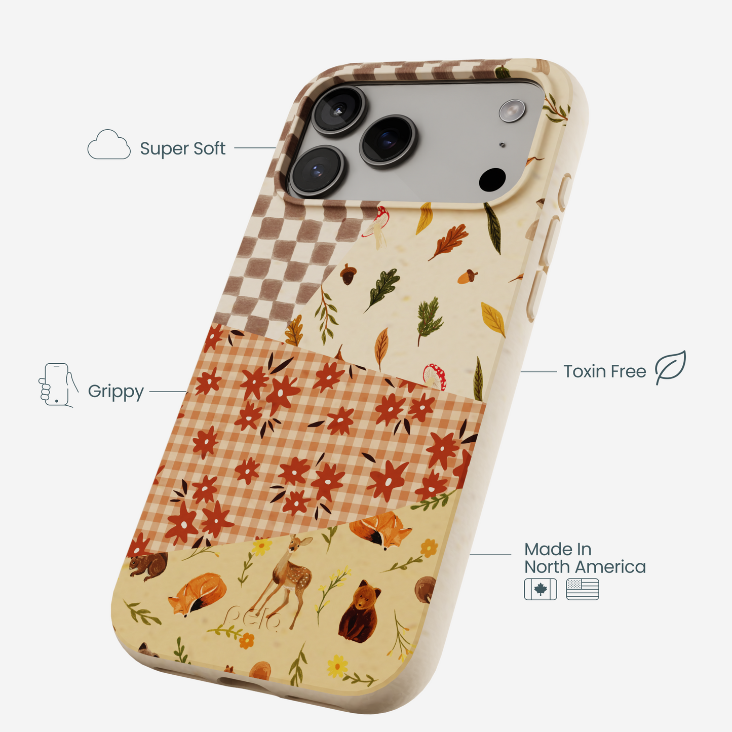 Seashell Autumn Quilt iPhone 17 Pro Max Case