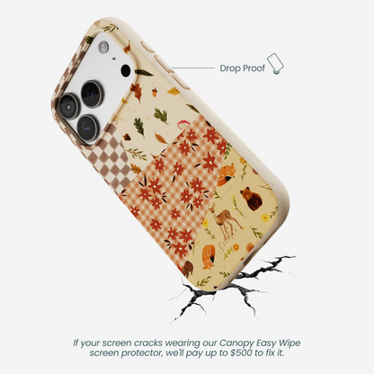 Seashell Autumn Quilt iPhone 17 Pro Case