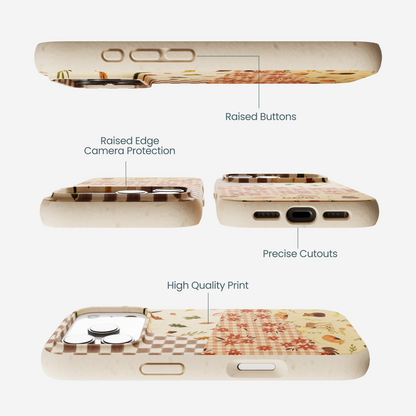 Seashell Autumn Quilt iPhone 17 Pro Case