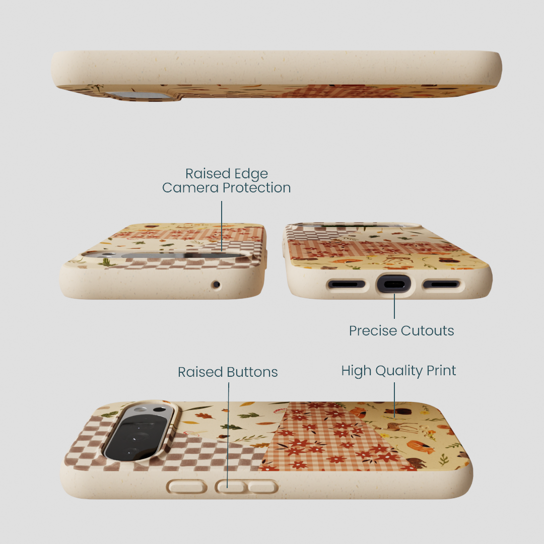 Seashell Autumn Quilt Google Pixel 10 Pro XL Case
