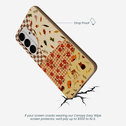 Seashell Autumn Quilt Samsung Galaxy S26 Case