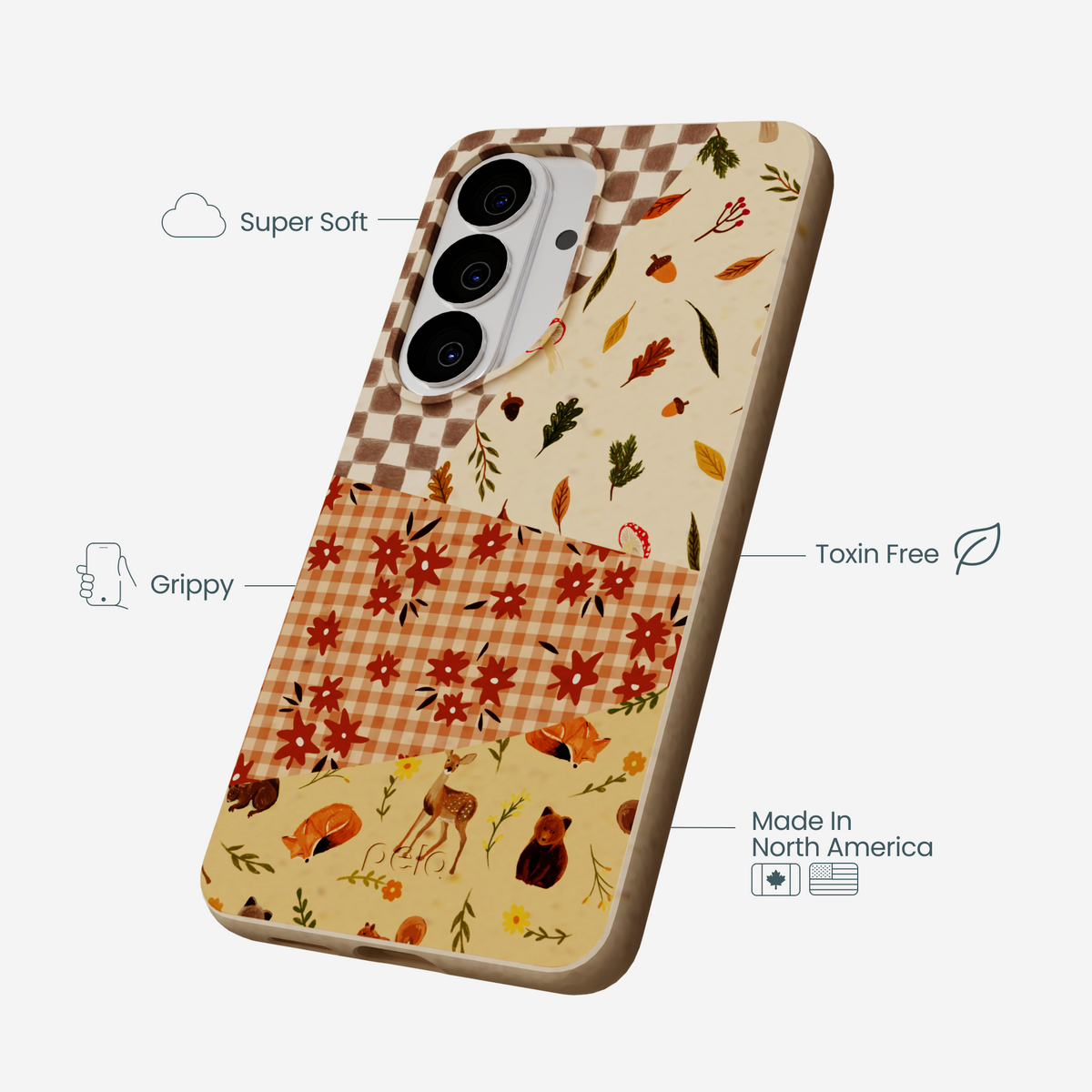 Seashell Autumn Quilt Samsung Galaxy S26 Case