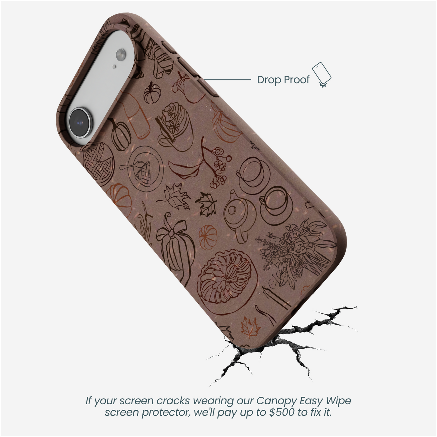 Chocolate Brown Autumn Sweets iPhone Air Case