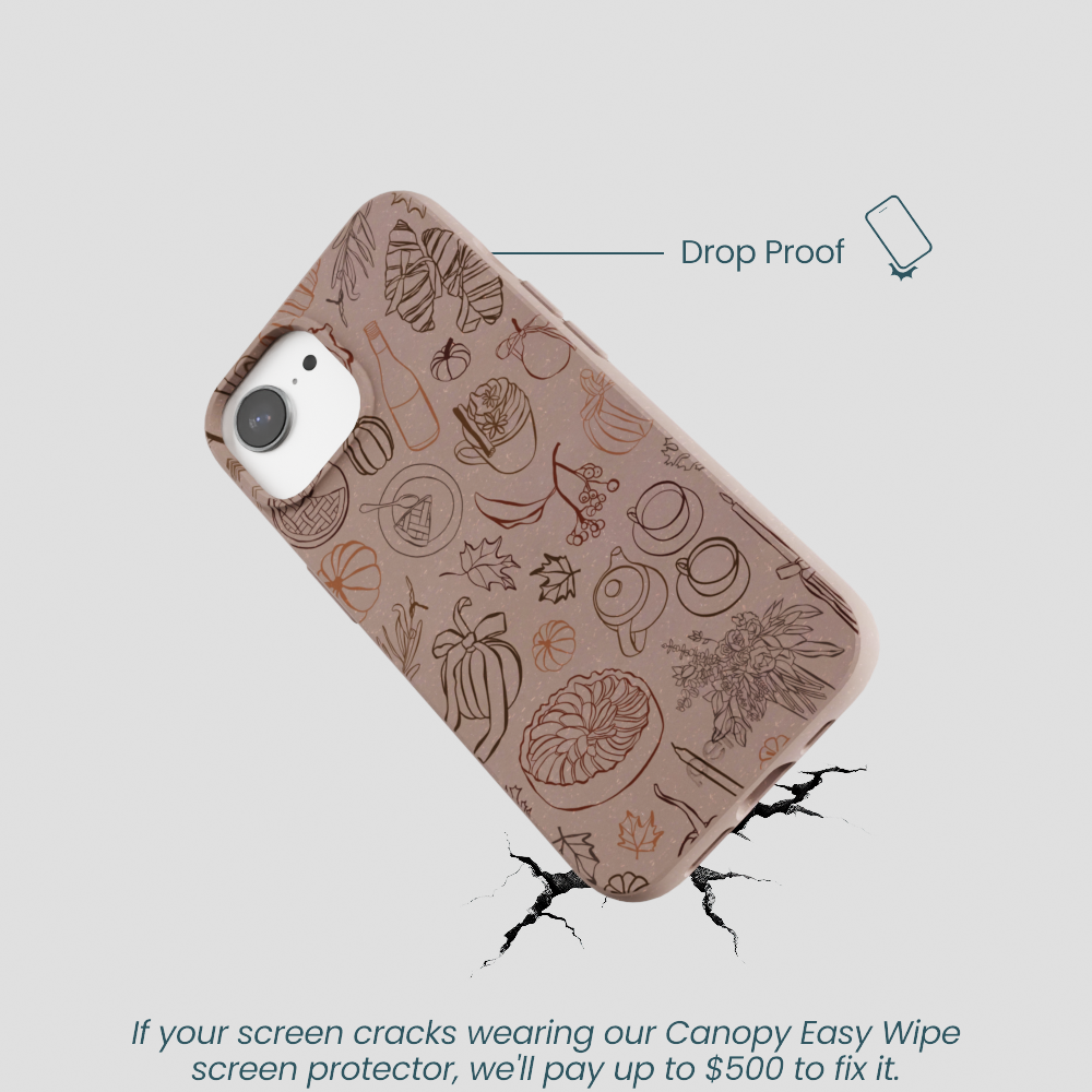 Chocolate Brown Autumn Sweets iPhone 16e/17e Case