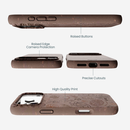 Chocolate Brown Autumn Sweets iPhone 17 Pro Max Case