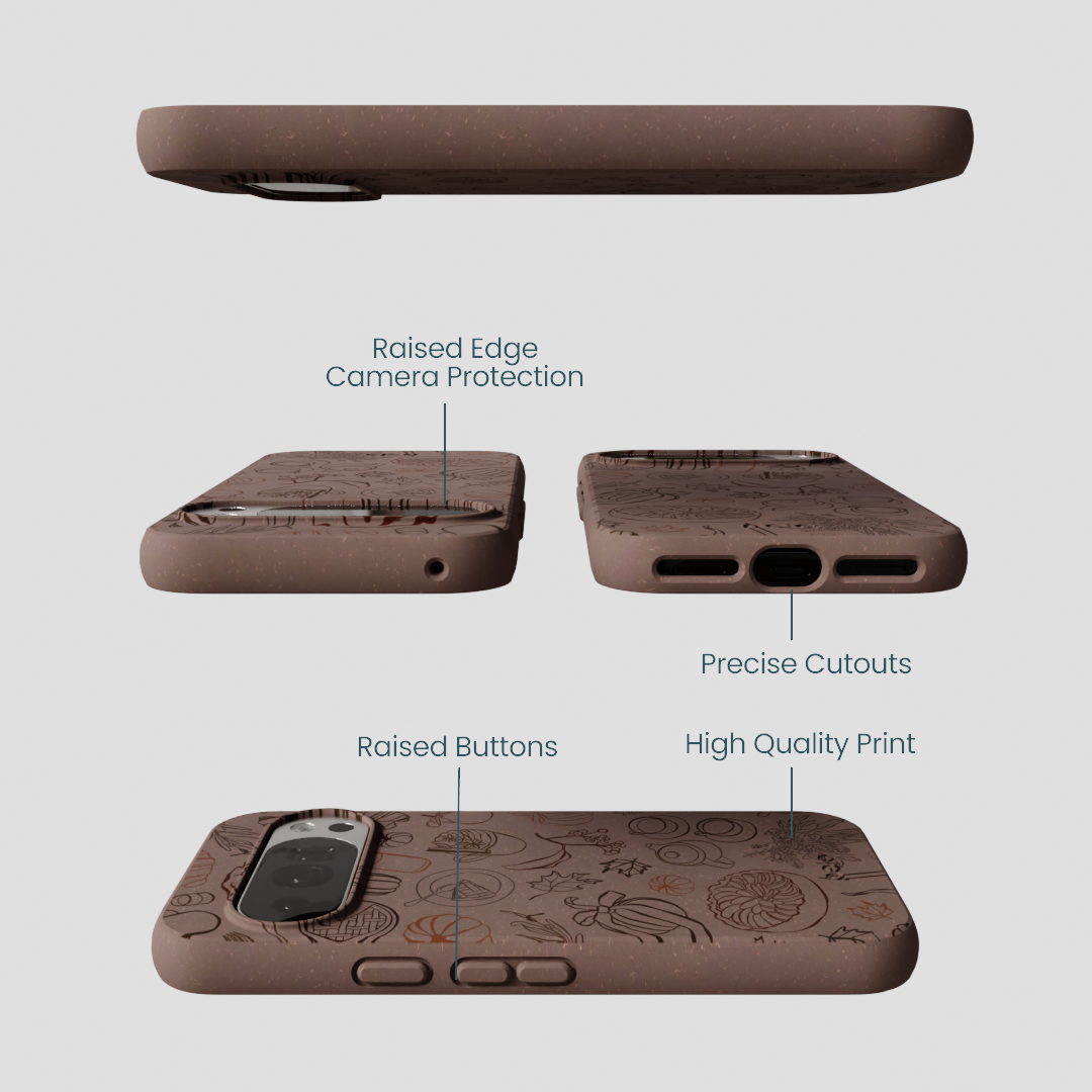 Chocolate Brown Autumn Sweets Google Pixel 10/10 Pro Case