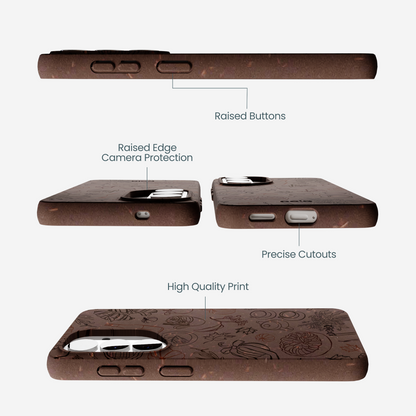 Chocolate Brown Autumn Sweets Samsung Galaxy S26 Case