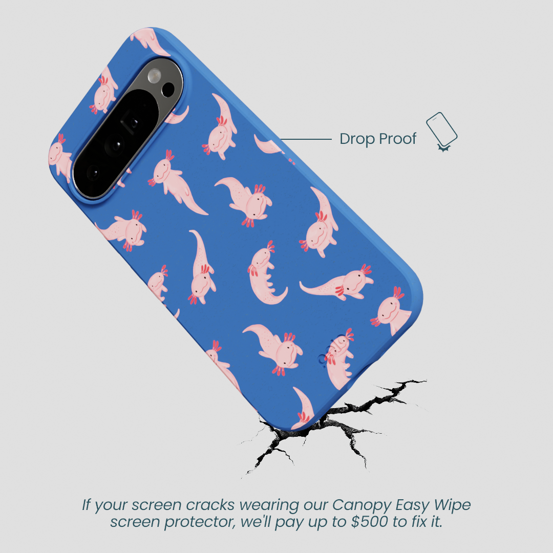 Electric Blue Axolotls Google Pixel 10 Pro XL Case