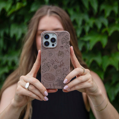 Chocolate Brown Autumn Sweets iPhone 16e/17e Case