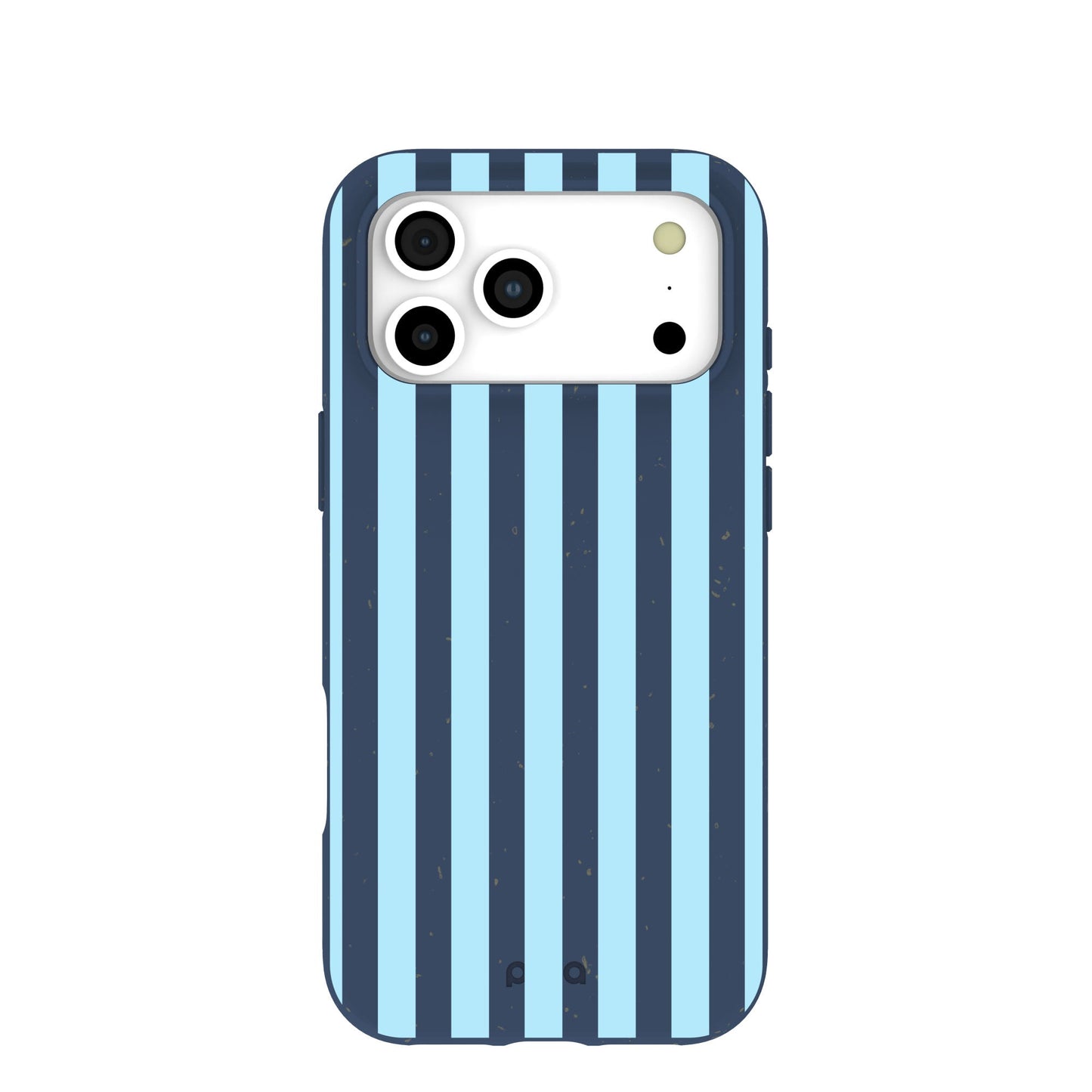 Navy Blue Baby Blue Stripes iPhone 17 Pro Max Case