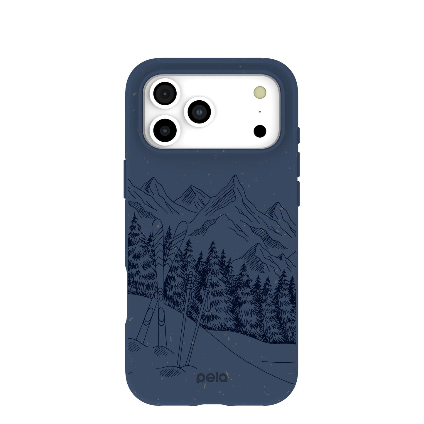 Navy Blue Backcountry Ski iPhone 17 Pro Max Case