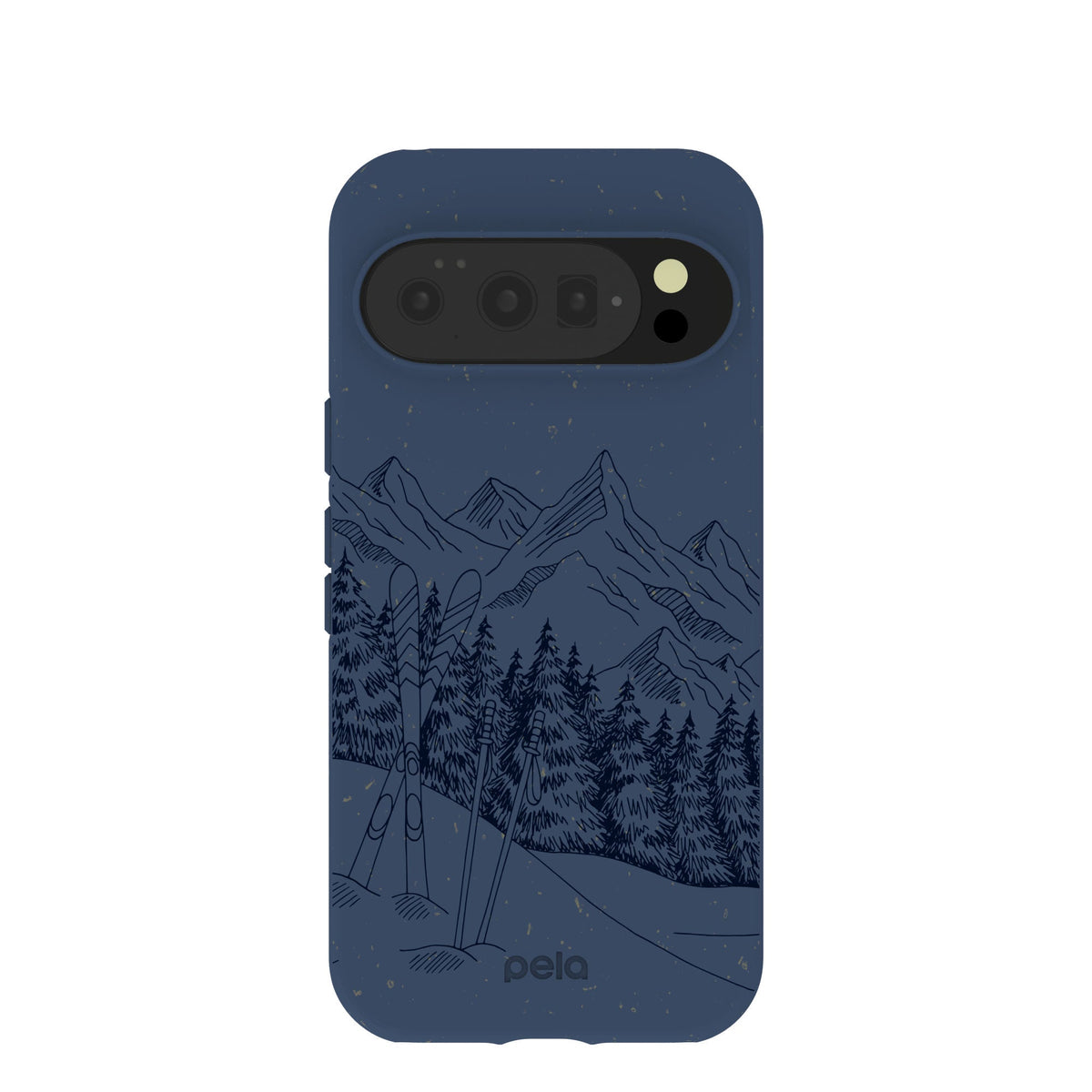 Navy Blue Backcountry Ski Google Pixel 10/10 Pro Case