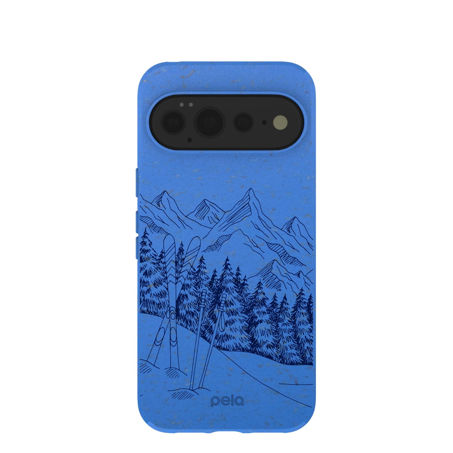 Electric Blue Backcountry Ski Google Pixel 11 Pro XL Case