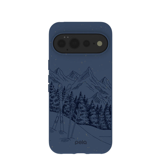 Navy Blue Backcountry Ski Google Pixel 11 Pro XL Case