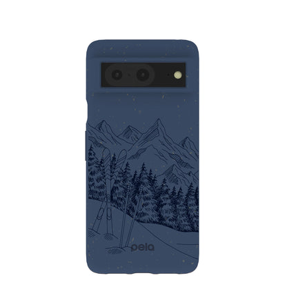 Navy Blue Backcountry Ski Google Pixel 8 Case