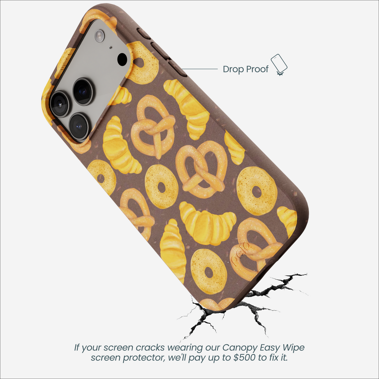 Chocolate Brown Baked Goodies iPhone 17 Pro Max Case