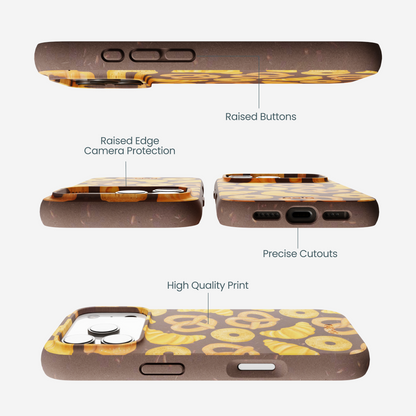 Chocolate Brown Baked Goodies iPhone 17 Pro Case
