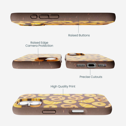 Chocolate Brown Baked Goodies iPhone 17 Case