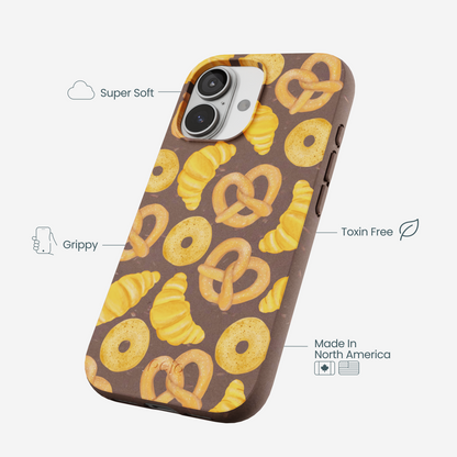 Chocolate Brown Baked Goodies iPhone 17 Case