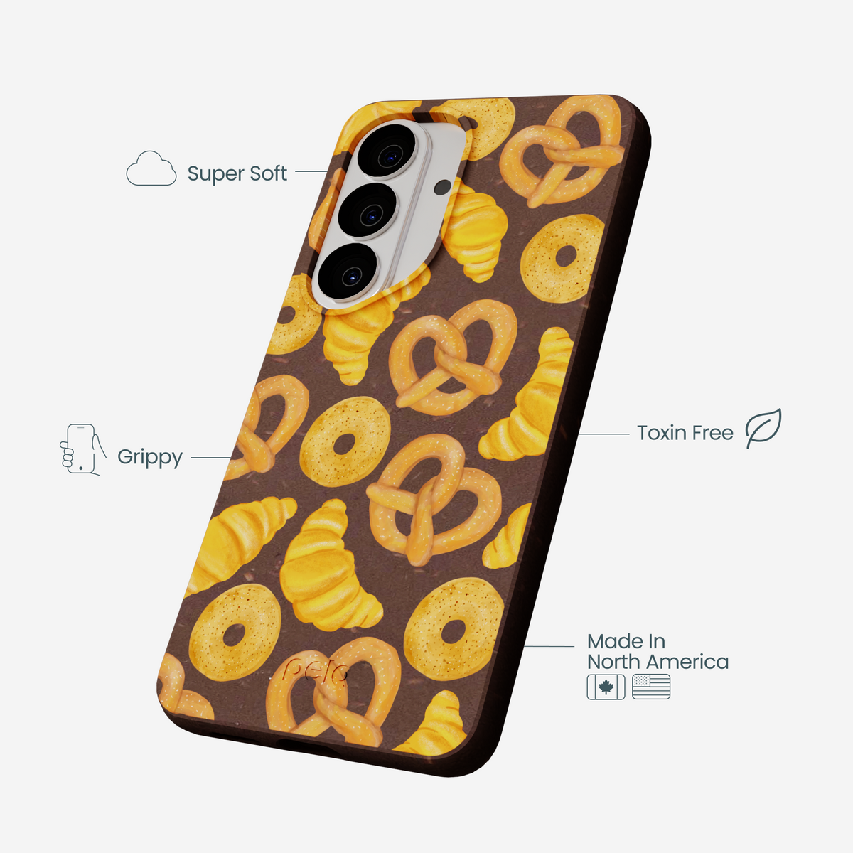 Chocolate Brown Baked Goodies Samsung Galaxy S26 Case