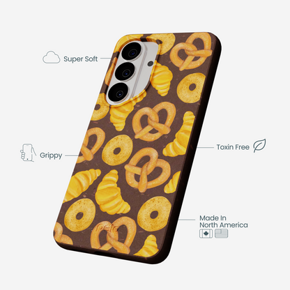 Chocolate Brown Baked Goodies Samsung Galaxy S26 Case