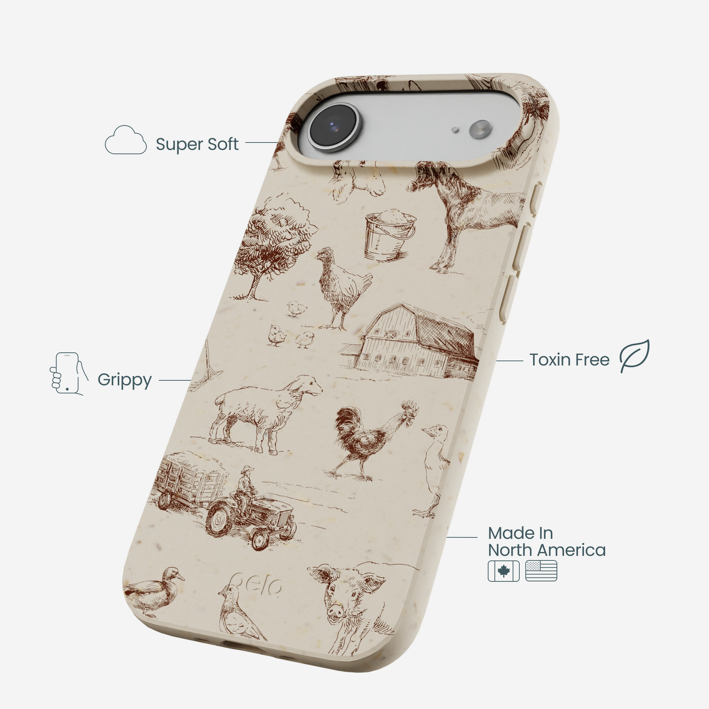 London Fog Barn and Field iPhone Air Case