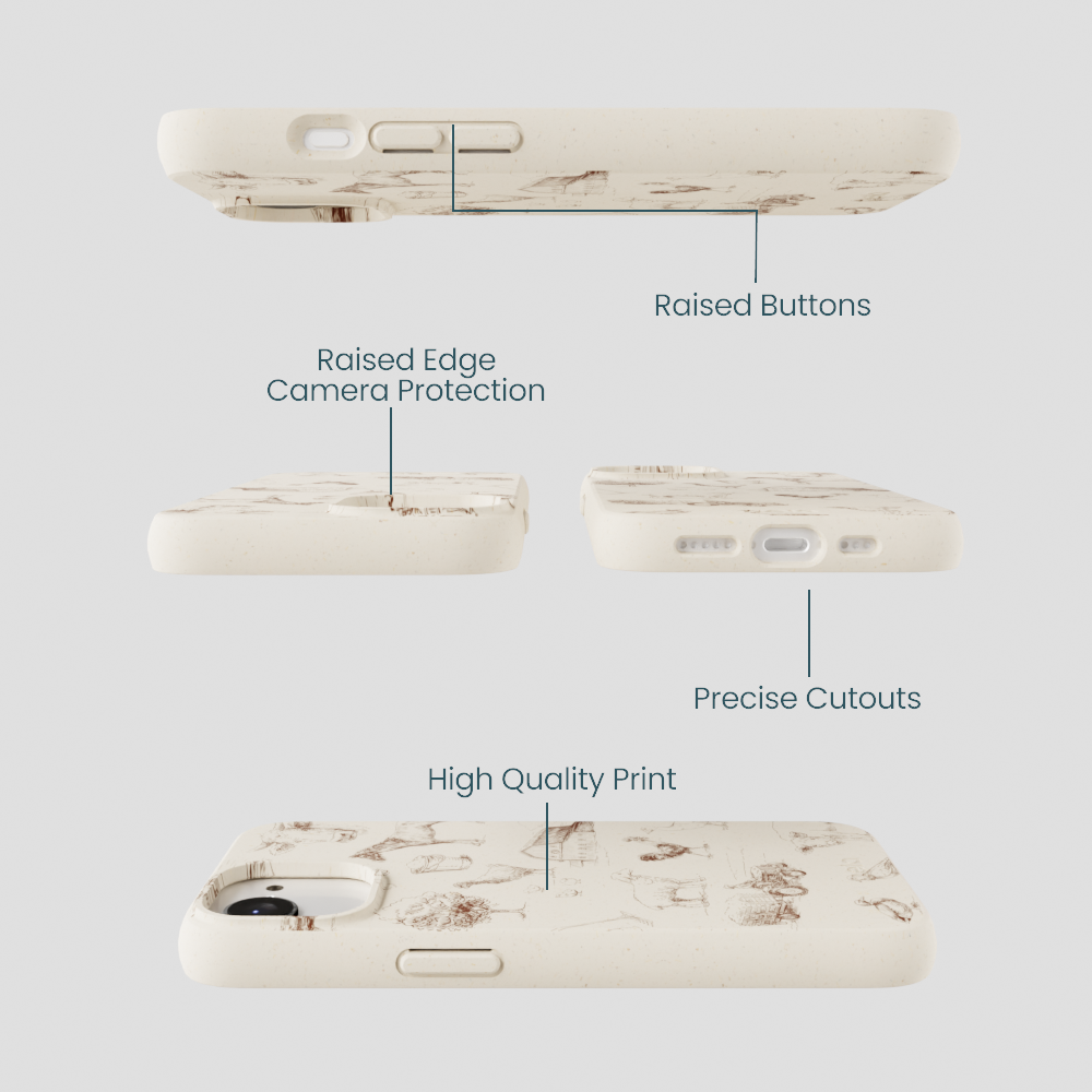 London Fog Barn and Field iPhone 16e/17e Case