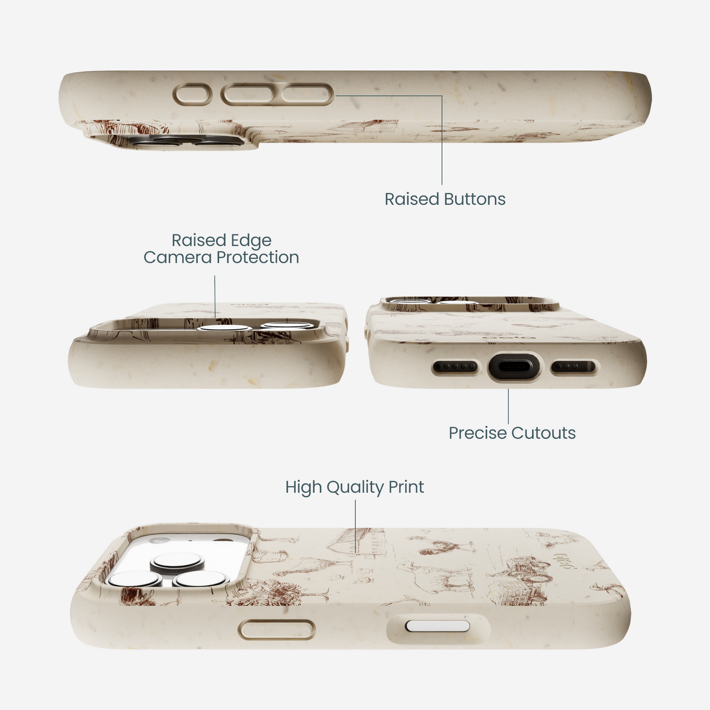 London Fog Barn and Field iPhone 17 Pro Case