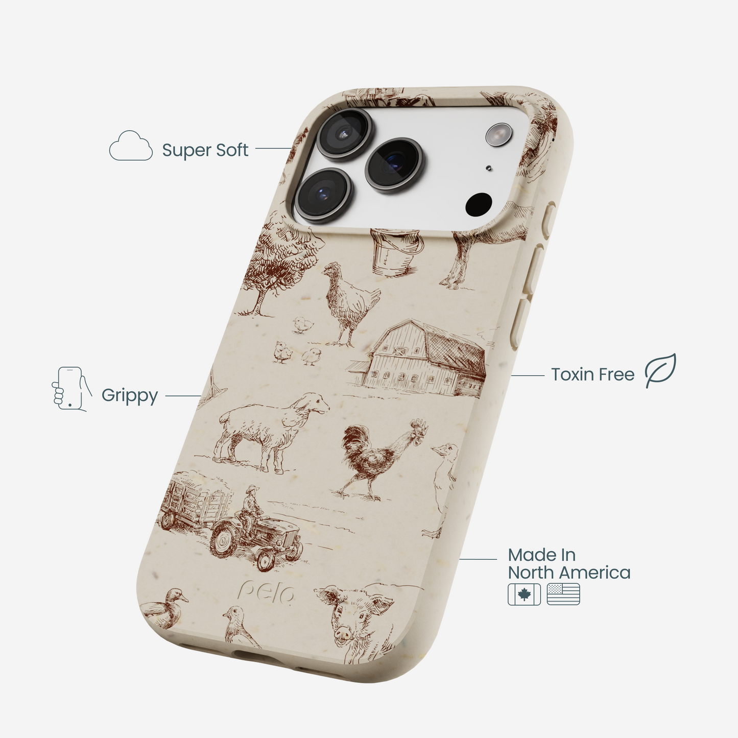 London Fog Barn and Field iPhone 17 Pro Case