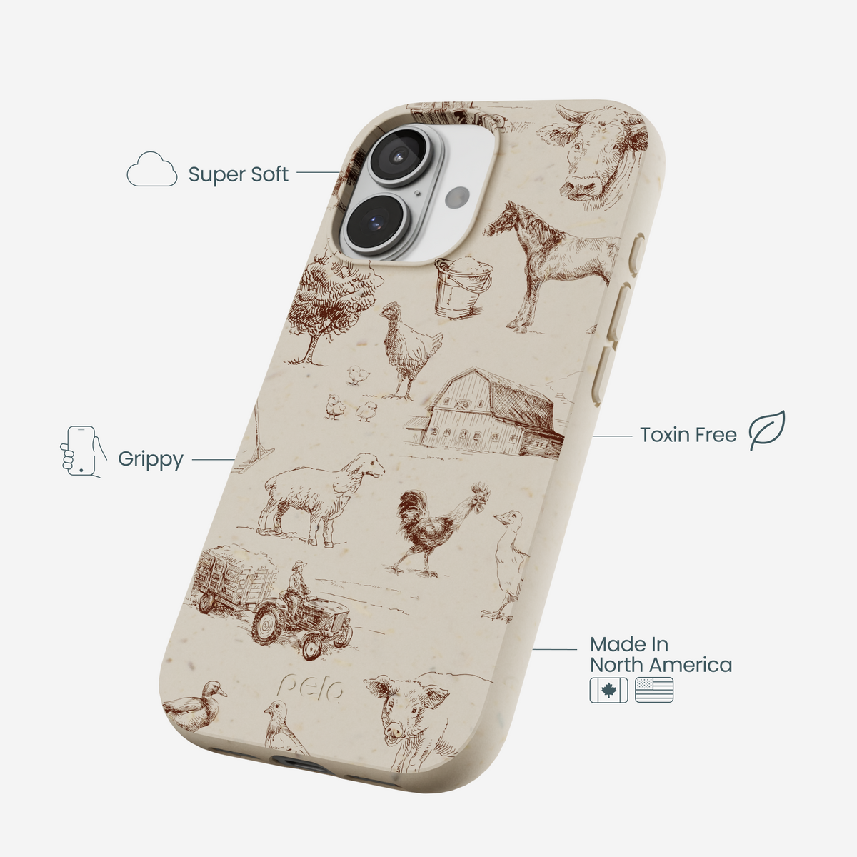 London Fog Barn and Field iPhone 17 Case